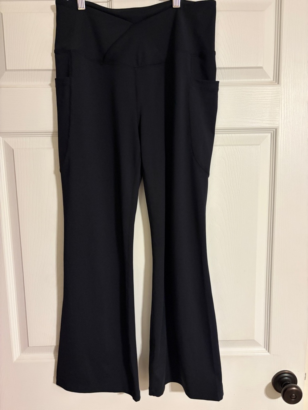 Baleaf Women's High-Waisted Petite Flare Yoga Pants - Picture 3 of 7